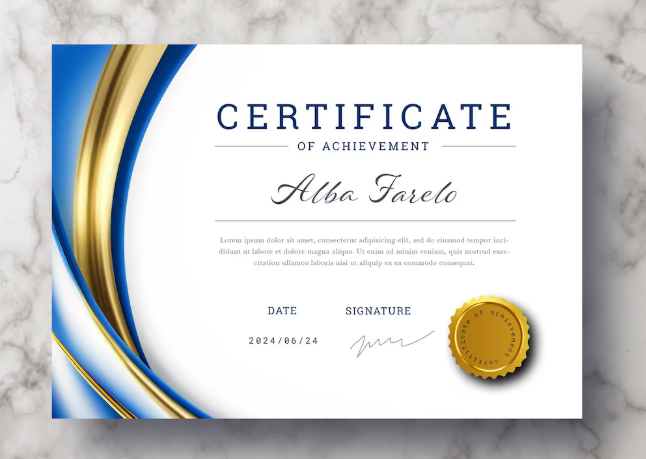 Certificates